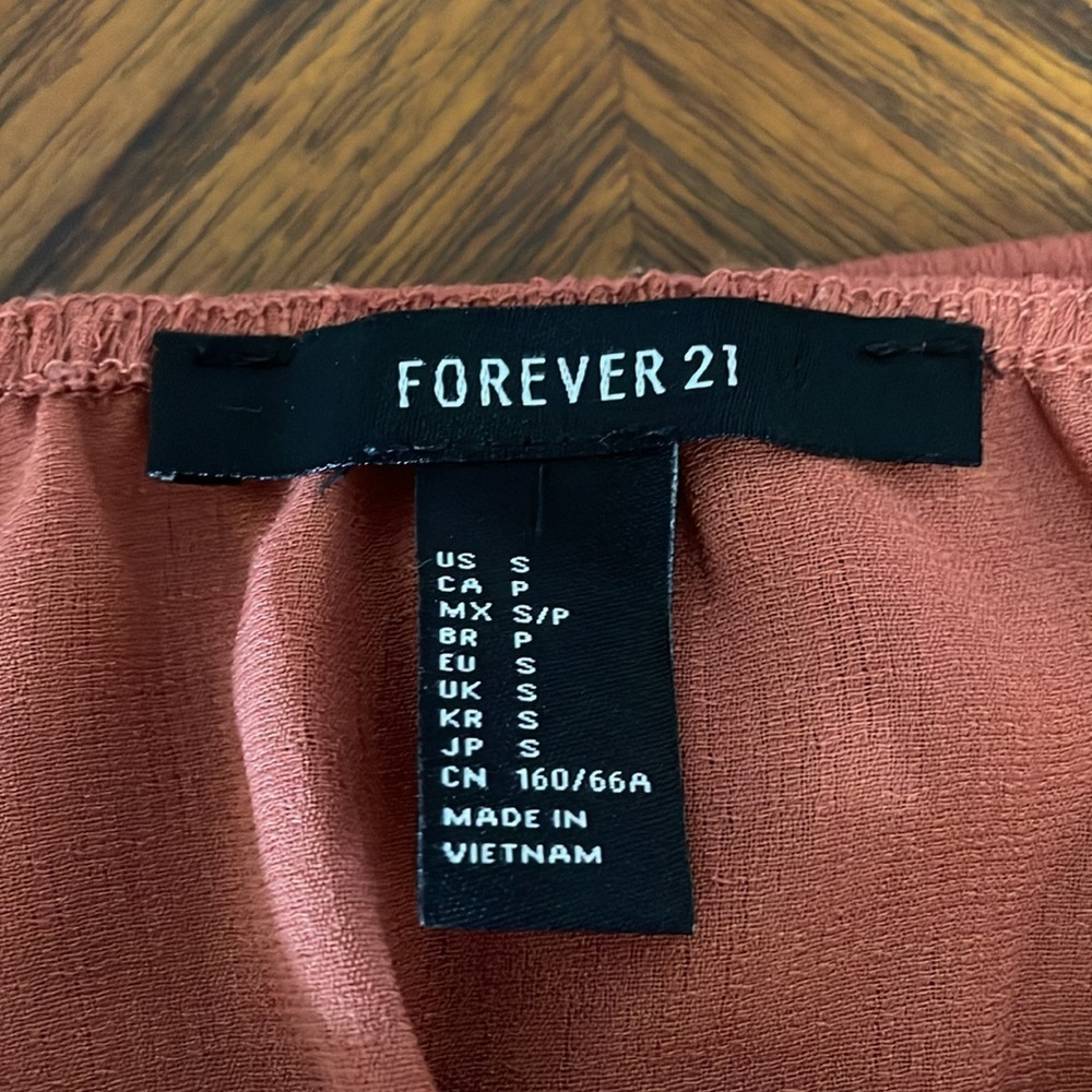 Forever 21 Sz S Backless Jumpsuit With Pockets - Picture 3 of 5